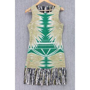 W118 By Walter Baker Shift Dress Womens Small S Multicolor Geometric Sleeveless